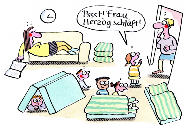 Mittagsschlaf für Kindergarten, KiTa und Schule