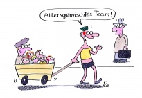 Altersgemischtes Team Altersgemischtes Team