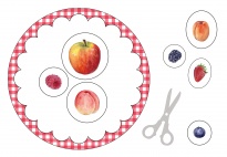 Portfolioblatt: Das esse ich gerne/Früchte und Beeren bunt Portfolioblatt: Das esse ich gerne/Früchte und Beeren bunt